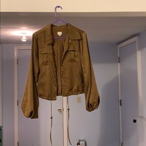 Belled sleeve 70s inspired jacket